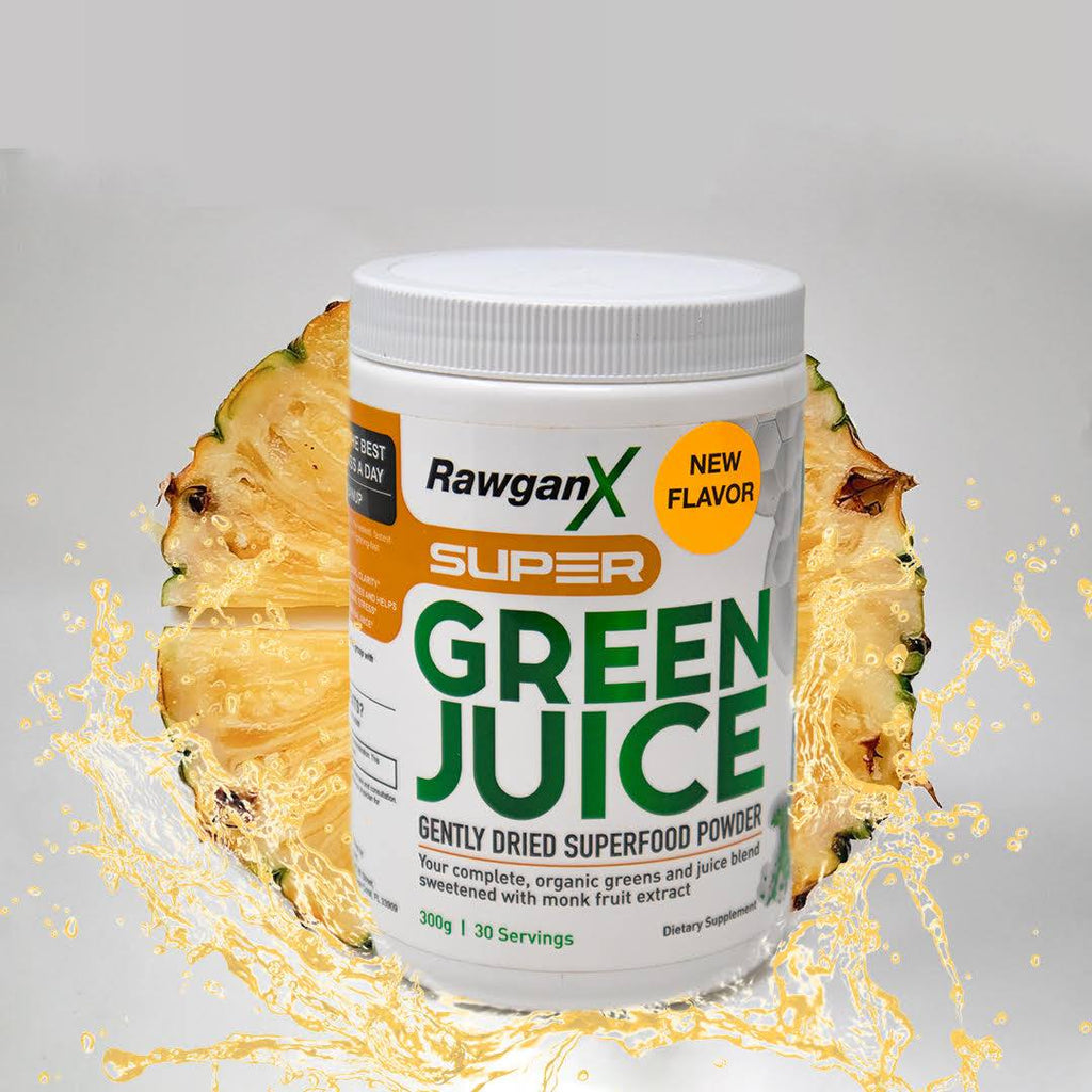 RawganX Super Green Juice (Pineapple Mango)- 30 Days